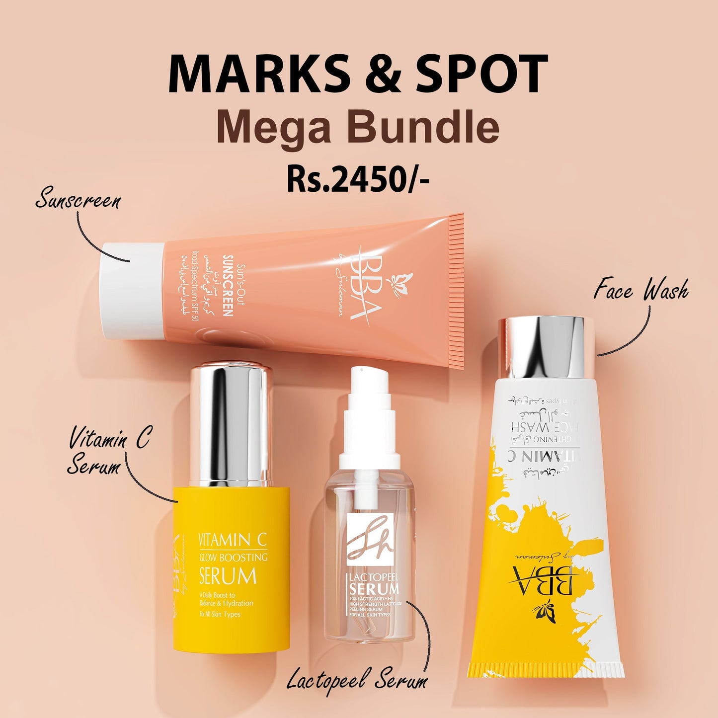 Skincare Pack with SPF 35 for Marks & Spots