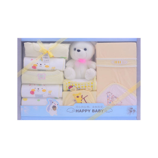 BABY 10PC GIFT SET BOX YELLOW IRS-25 292